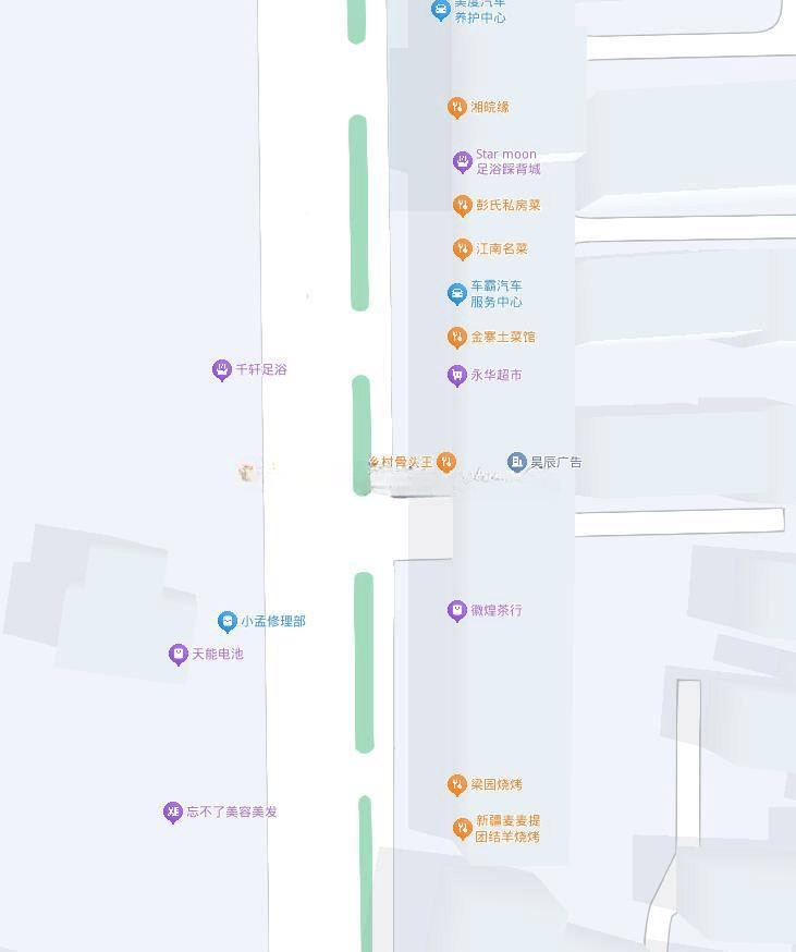 肥东桴搓山路与龙泉路交口往北一